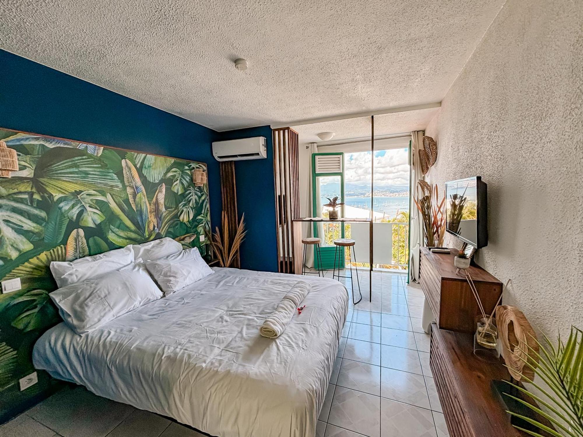 Le Nid Bleu Studio Vue Mer Les Trois-Ilets Luaran gambar